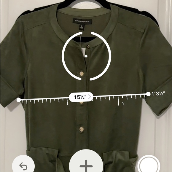 Banana Republic Green Suede Dress - Picture 6 of 6